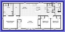 Odyssey 2864 255 256 3 BR 1600 sq. ft.  $197,843 Virtual Tour