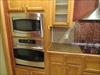 Microwave and built in oven. 