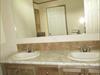 Transom window.  Furniture style cabinet