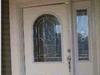 Archtop door with sidelight