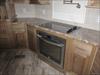 Counter top cook stove, built in oven